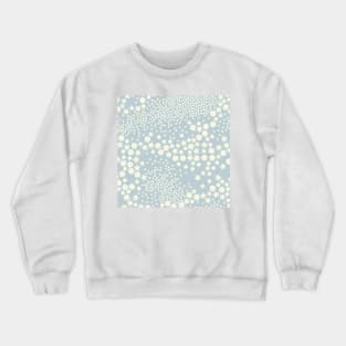 Galaxy Glam Geometry / Baby Blue and Cream Shades Crewneck Sweatshirt